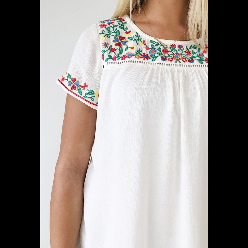 Roolee embroidered top